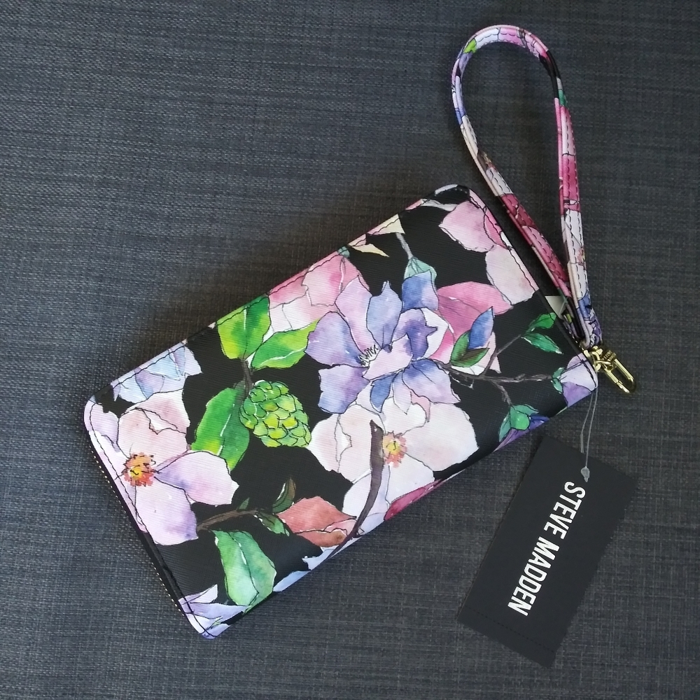 NWT STEVE MADDEN WRISTLET WALLET CASE ORGANIZER - Picture 4 of 9